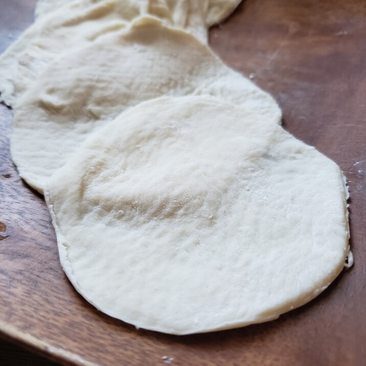 タピオカ粉で♪もっちり餃子の皮